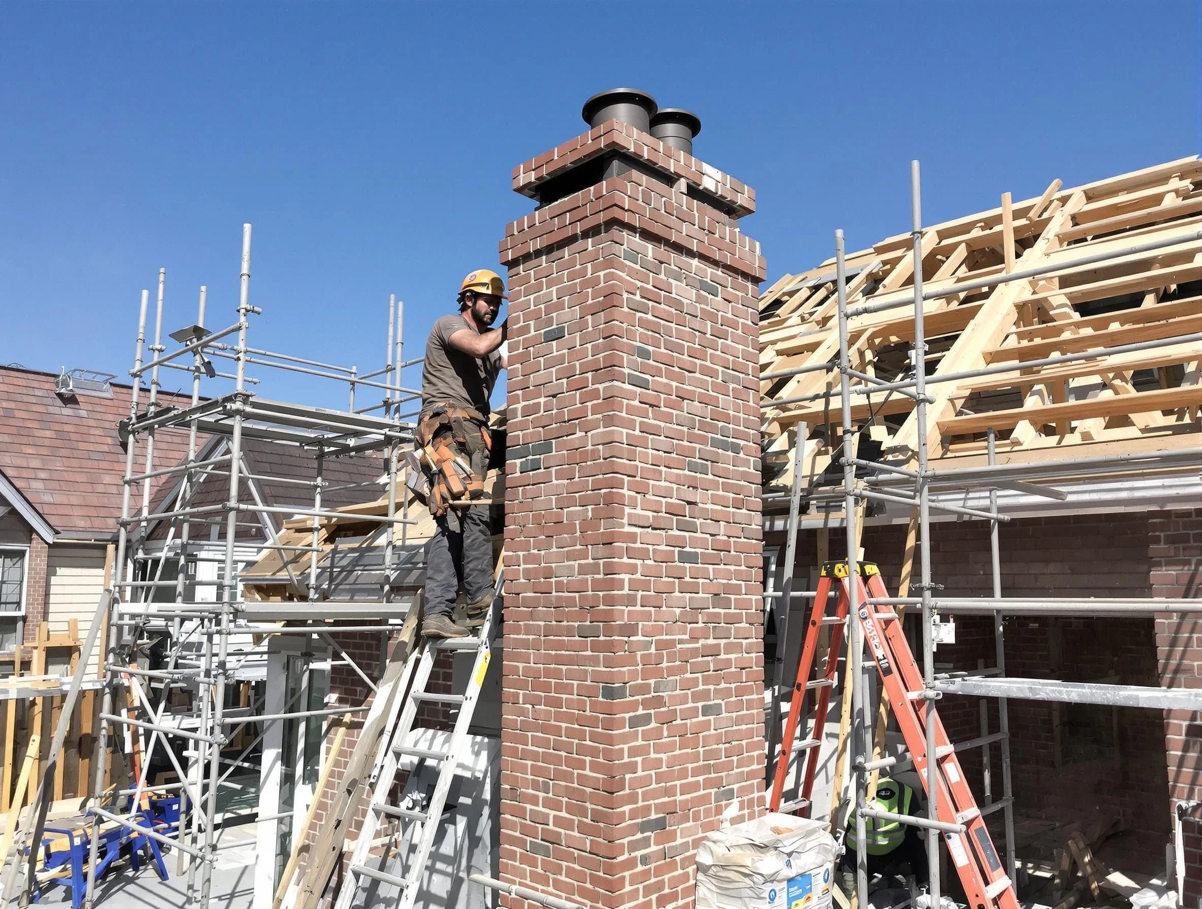 New chimney installation completed by Elizabeth Chimney Sweep in Elizabeth, NJ