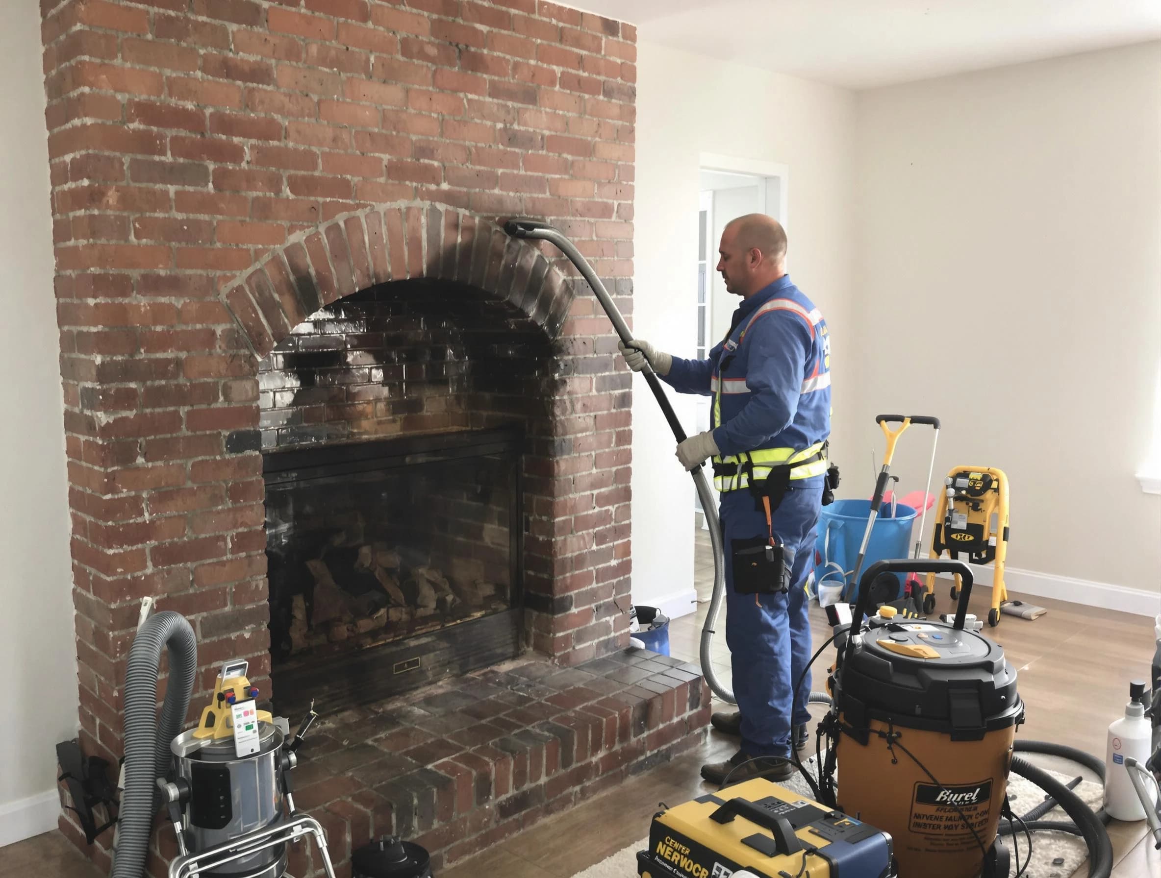 Elizabeth Chimney Sweep expert performing detailed chimney sweep in Elizabeth, NJ
