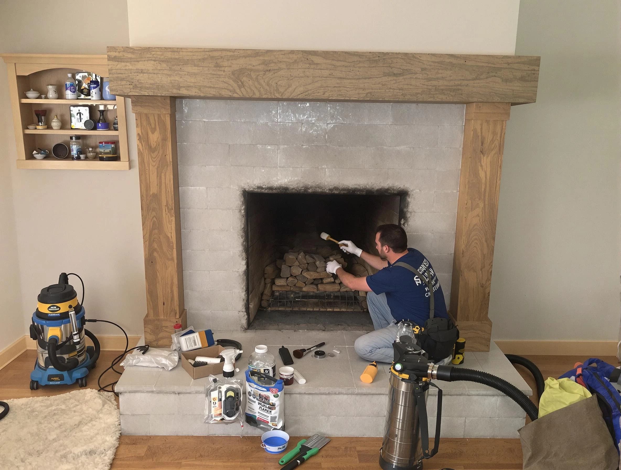 Detailed creosote removal process by Elizabeth Chimney Sweep in Elizabeth, NJ
