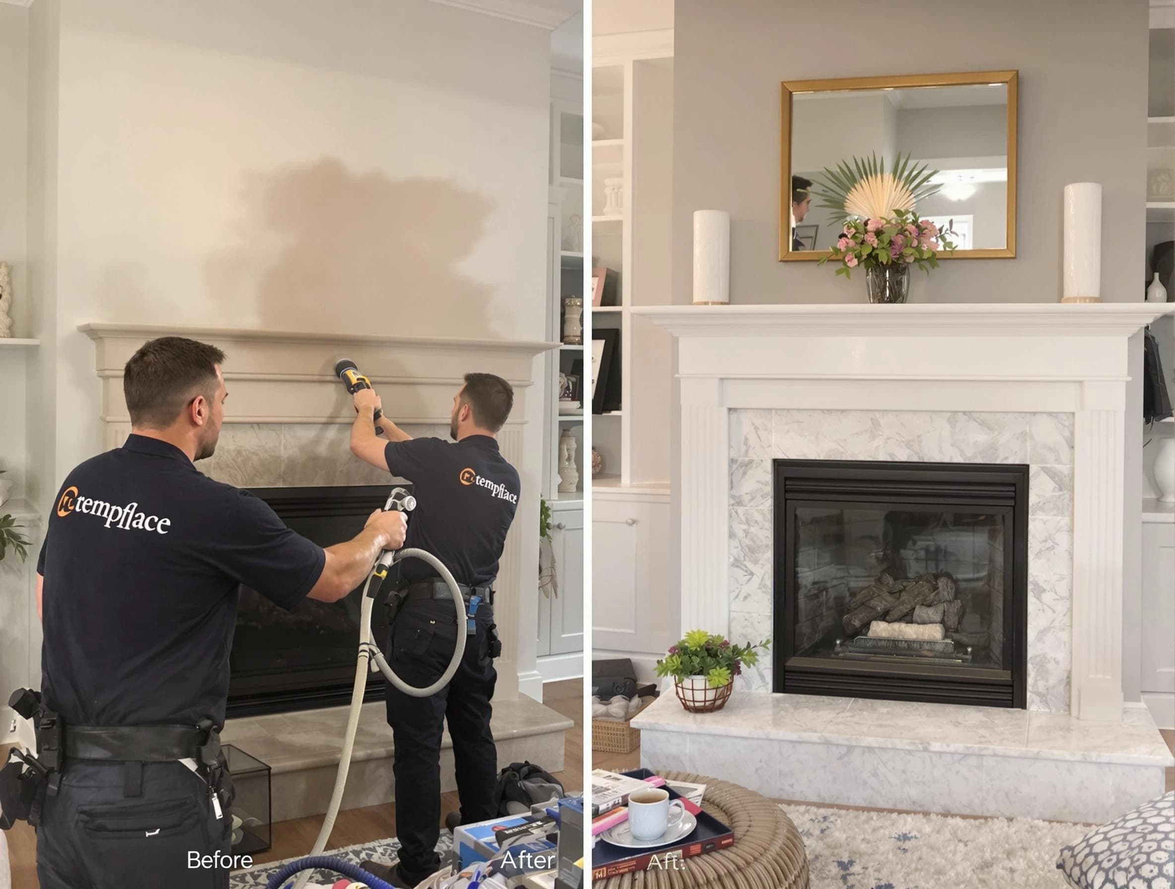 Professional soot removal by Elizabeth Chimney Sweep team in Elizabeth, NJ
