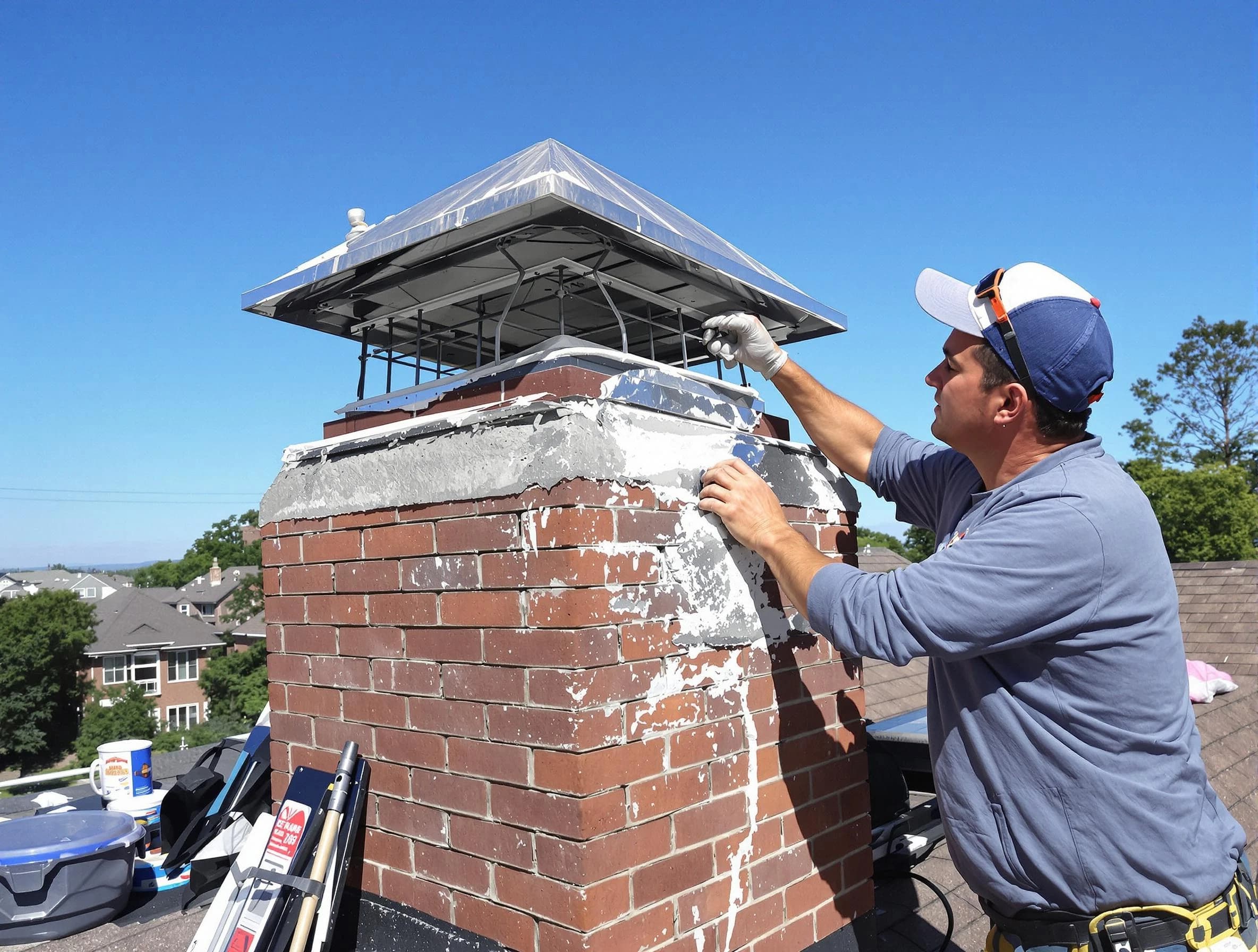 Chimney Crown Services service in Elizabeth, NJ