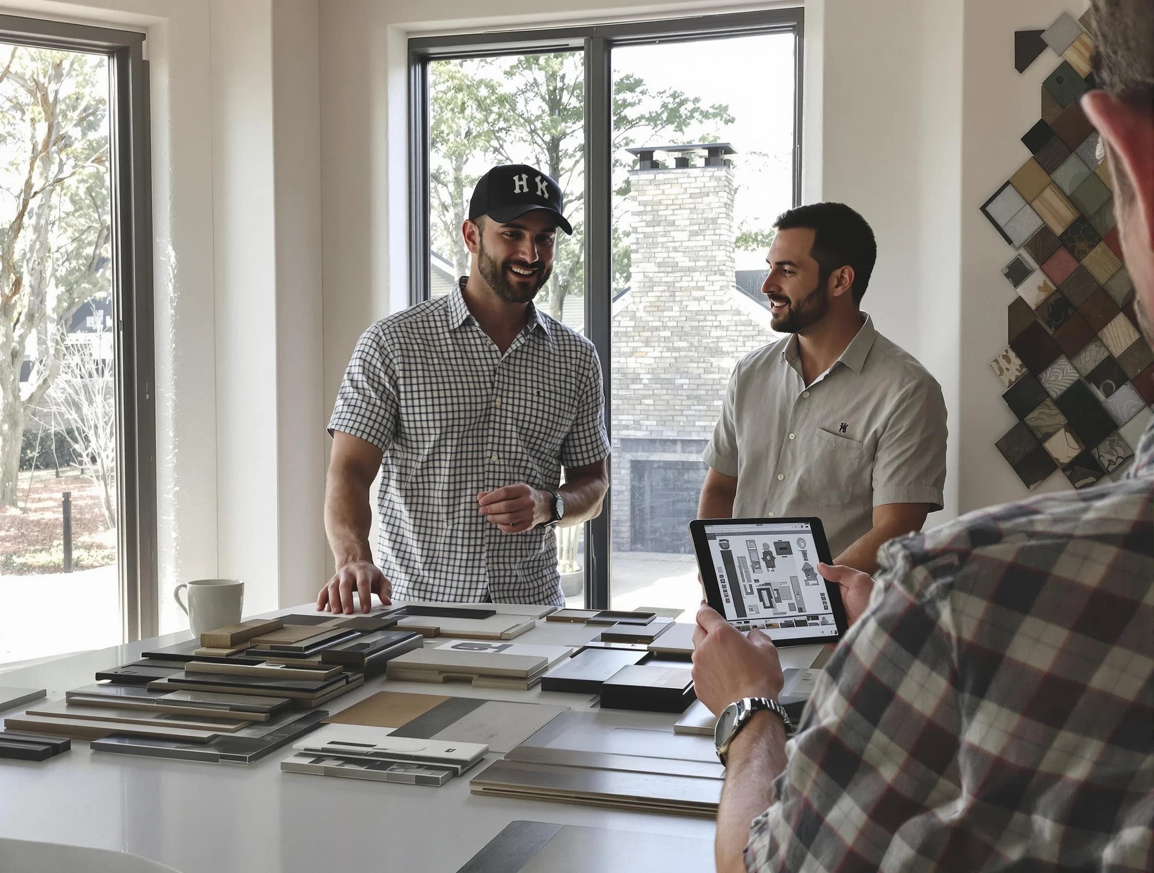 Elizabeth Chimney Sweep remodeling a chimney and fireplace in Elizabeth, NJ