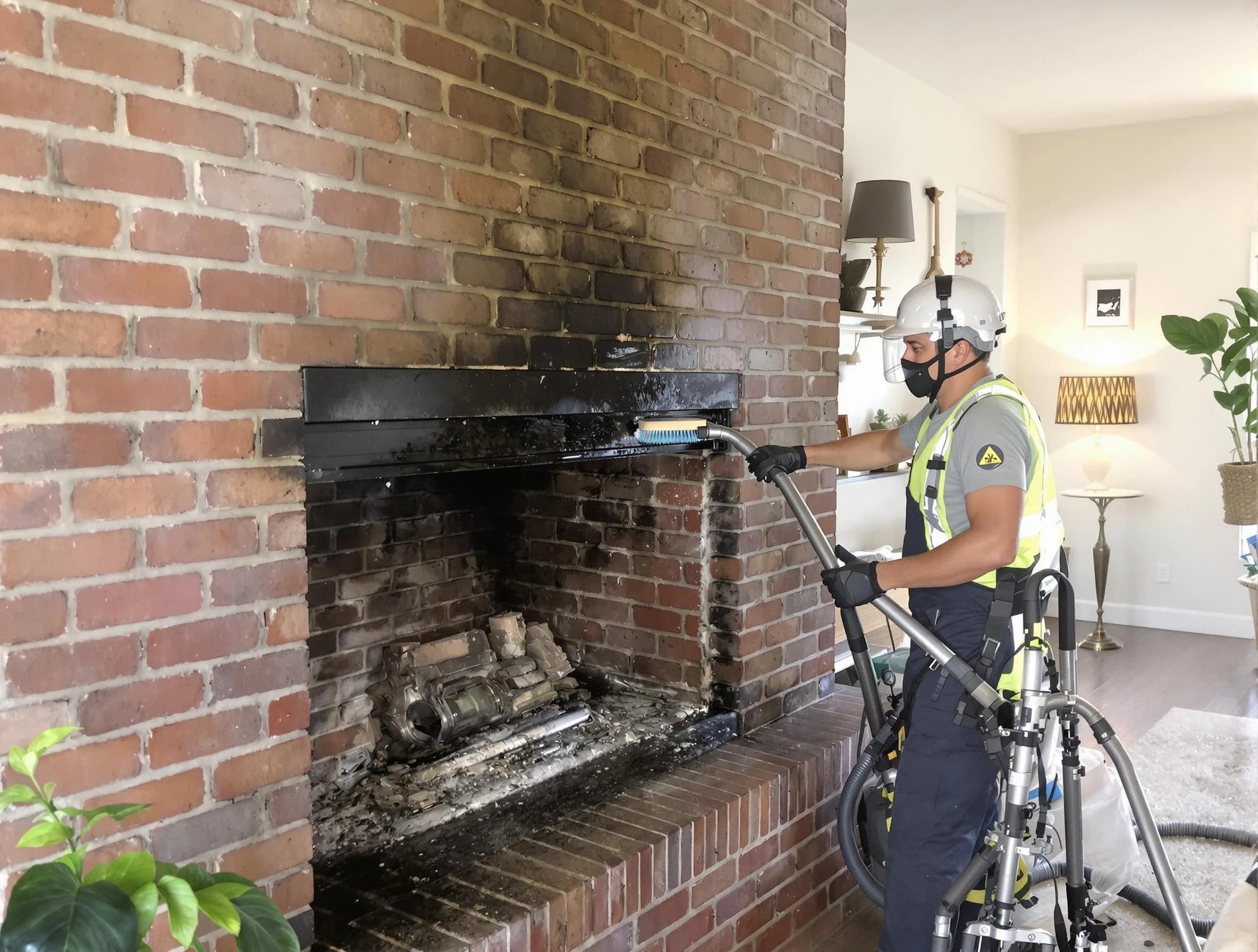 Elizabeth Chimney Sweep providing fireplace cleaning services in Elizabeth, NJ