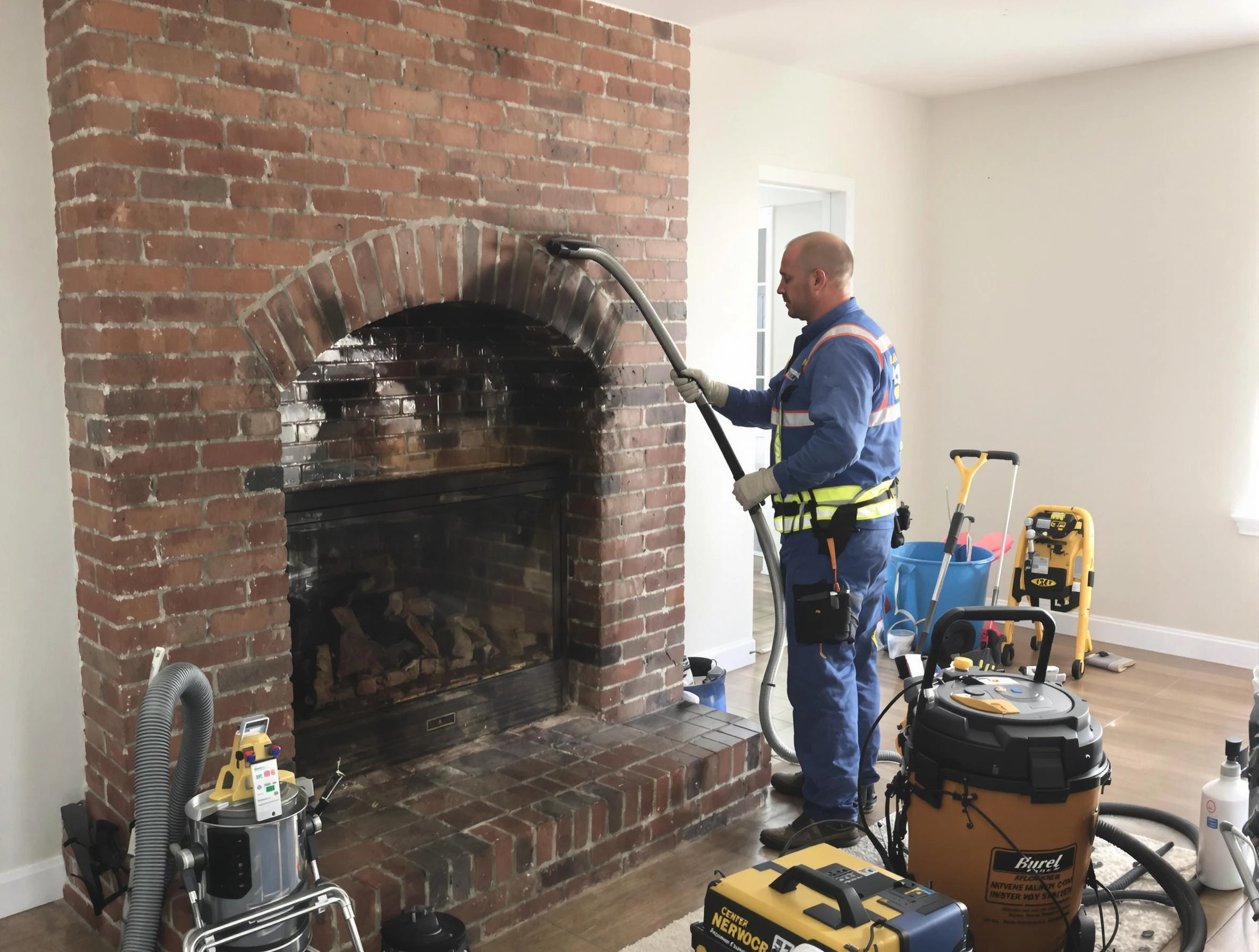 Elizabeth Chimney Sweep expert performing detailed chimney sweep in Elizabeth, NJ